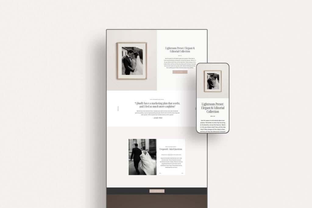 Anabel Digital Product Shop Page