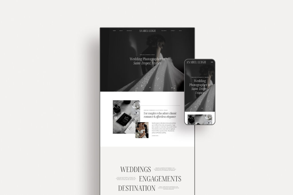 Anabel Showit Website Template