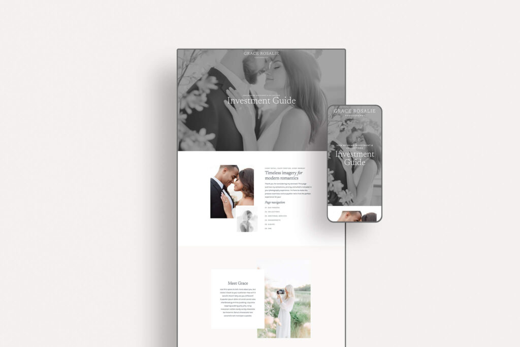 Grace Investment & Pricing Guide