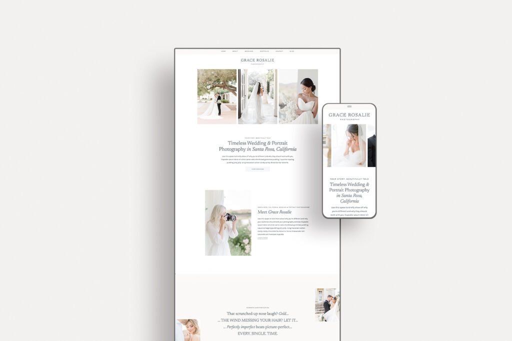 Grace Showit Website Template