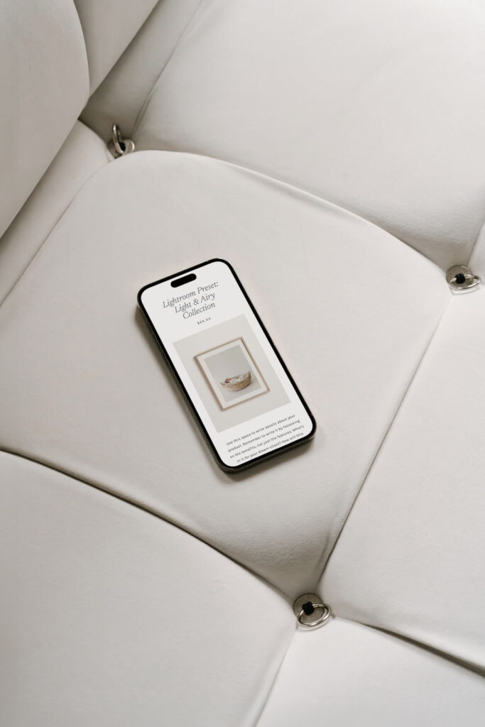 Grace Digital Product Shop Page