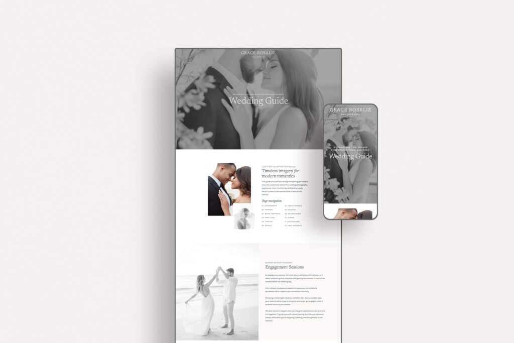 Grace Client Experience Wedding Guide