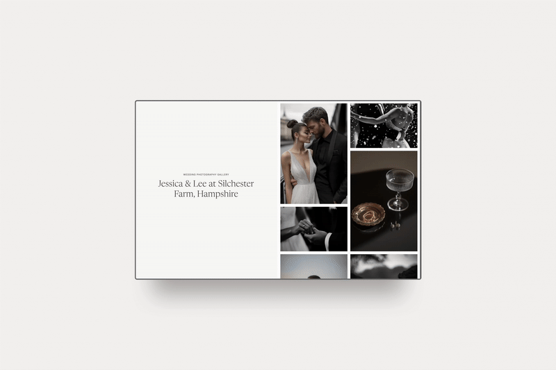 Showit Split Scroll Photography Gallery